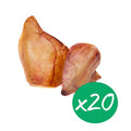 Habitat Naturals Pigs Ears Dog Treat 20 Pack-Habitat Pet Supplies