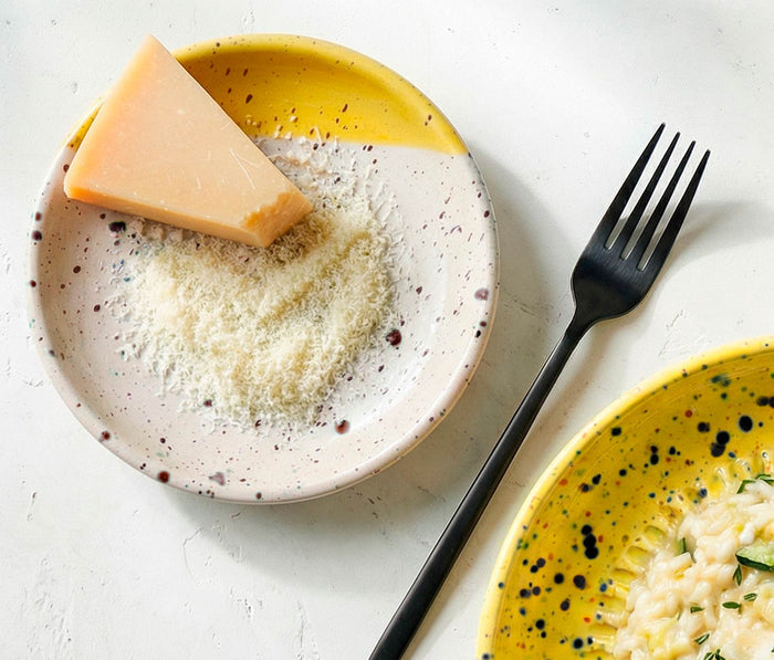 Handmade Cinnamon Confetti Small Ceramic Grater Plate - Lollygag.co