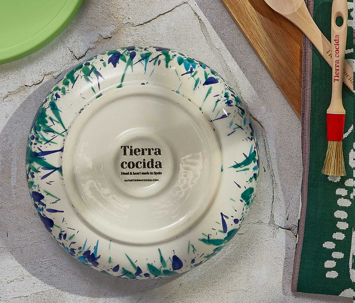 Handmade Coral Large Ceramic Grater Plate Set - Lollygag