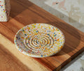 Handmade Carnival Confetti Small Ceramic Grater Plate - Lollygag.co