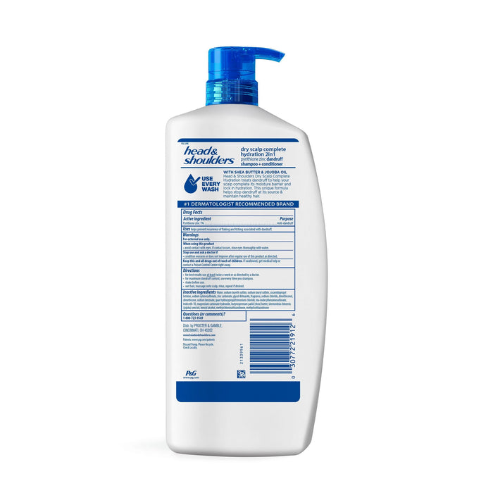Head & Shoulders 2-in-1 Dry Scalp Care Shampoo and Conditioner,