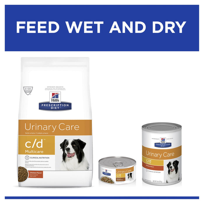 Hills Prescription Diet Dog c/d Multicare Urinary Care Chicken Wet Food 370g