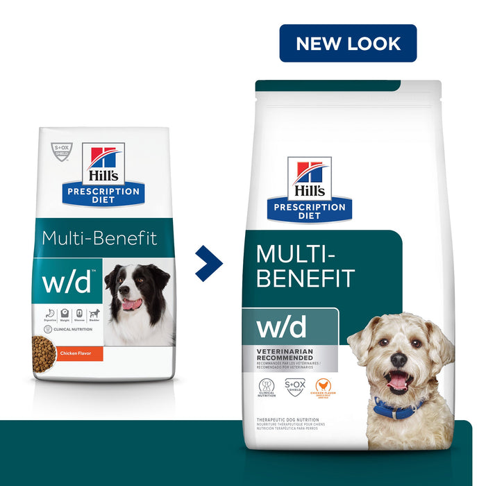 Hills Prescription Diet Dog w/d Multi-Benefit Dry Food 12.5kg