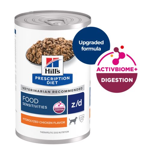 Hills Prescription Diet Dog z/d Skin/Food Sensitivities Original Wet Food 370g x 12