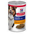 Hills Science Diet Adult 7+ Chicken and Barley Canned Dog Food 370g x 12-Habitat Pet Supplies