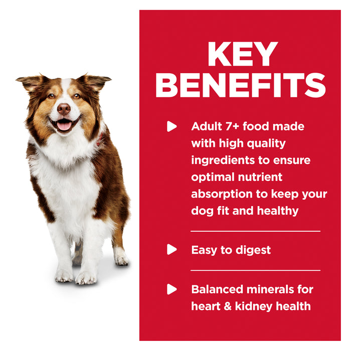 Hills Science Diet Adult 7+ Chicken and Barley Canned Dog Food 370g x 12