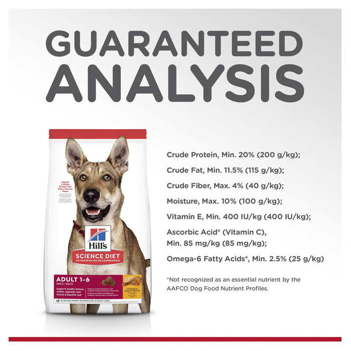Hills Science Diet Adult Chicken Dry Dog Food 3kg