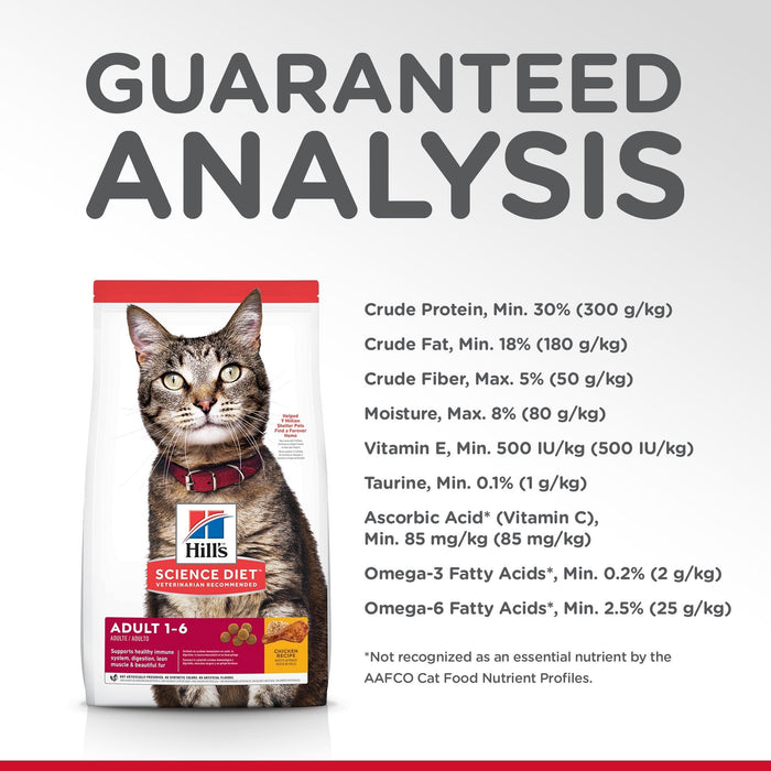 Hills Science Diet Adult Dry Cat Food 6kg