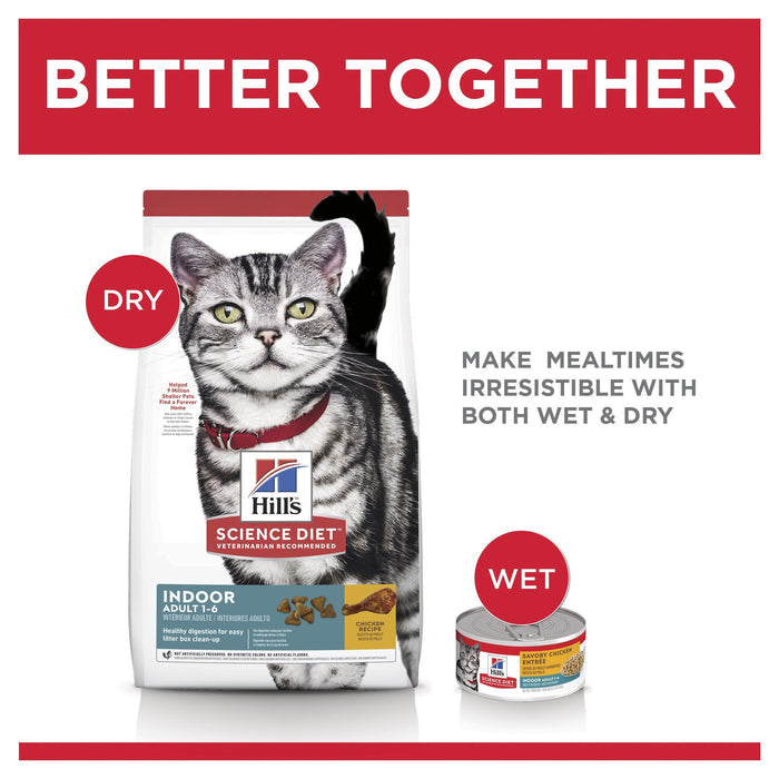 Hills Science Diet Indoor Adult Dry Cat Food 2kg