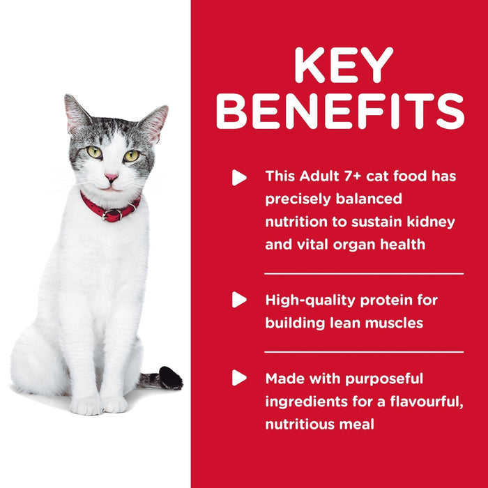 Hills Science Diet Senior Adult 11+ Dry Cat Food 1.58kg