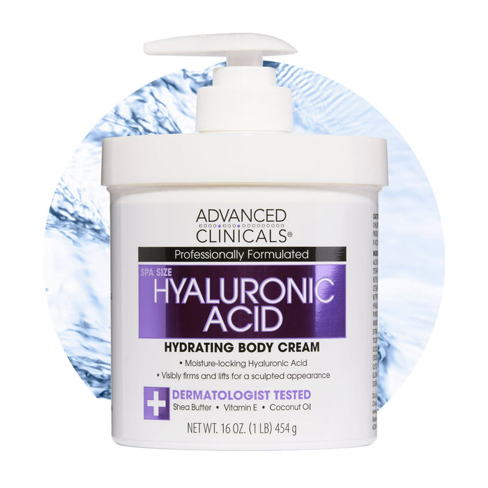 Hydrating Cream Kenya-Advanced Clinicals Hyaluronic Acid Body Cream