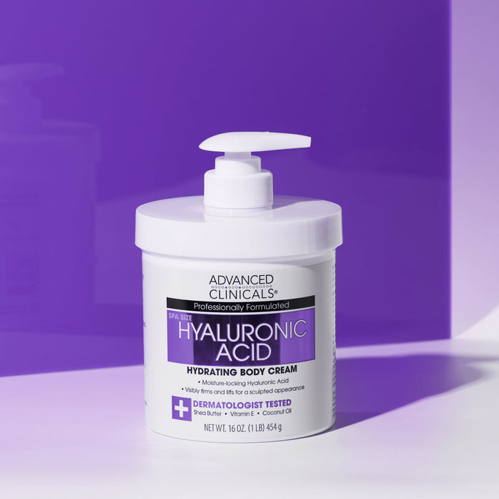 Hydrating Cream Kenya-Advanced Clinicals Hyaluronic Acid Body Cream