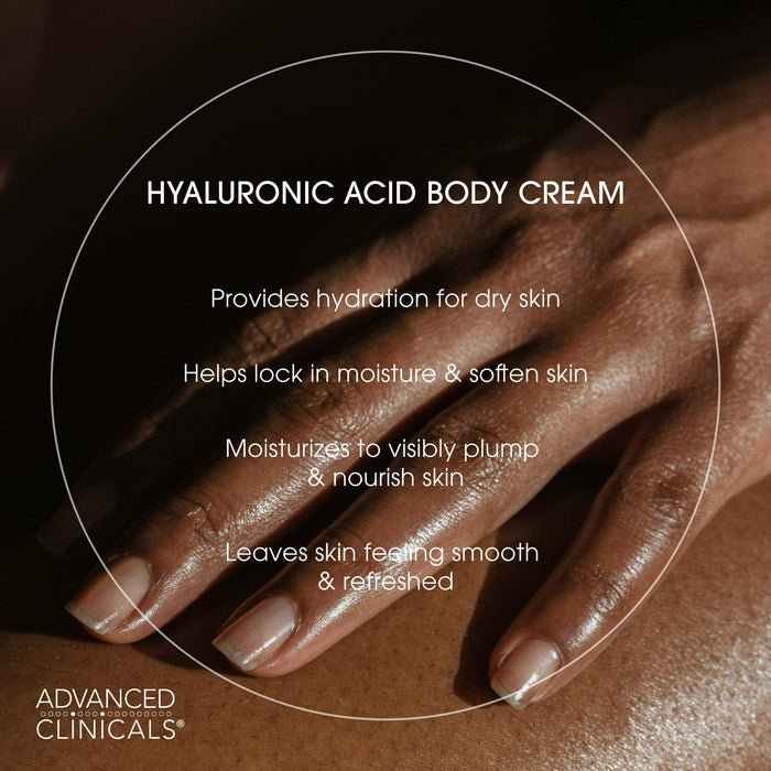 Hydrating Cream Kenya-Advanced Clinicals Hyaluronic Acid Body Cream