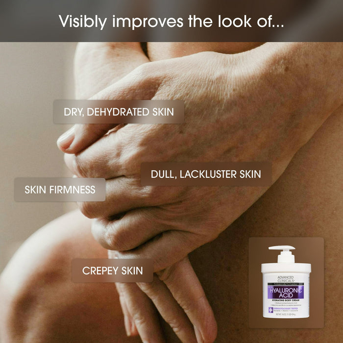 Hydrating Cream Kenya-Advanced Clinicals Hyaluronic Acid Body Cream