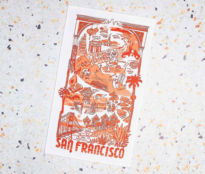 San Francisco Kitchen Tea Towels