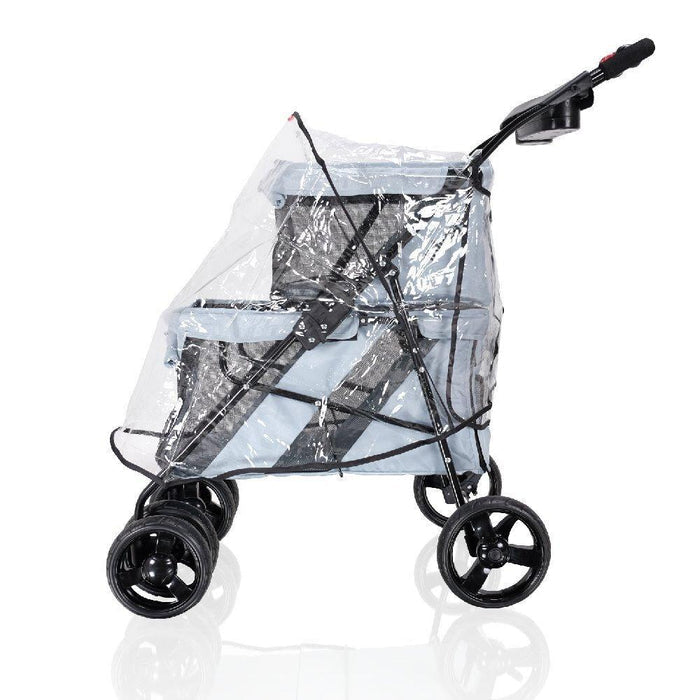 Ibiyaya Universal Rain Cover for Medium Pet Strollers-Habitat Pet Supplies