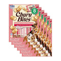 Inaba Churu Bites Chicken Wraps with Salmon Dog Treats 8Pack x 6-Habitat Pet Supplies