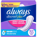Incontinence Pads for Women in Kenya - Always Discreet Plus, 153 ct