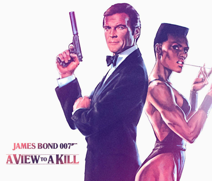 Vintage James Bond 007 A View To A Kill Tumbler Drinking glass - Lollygag