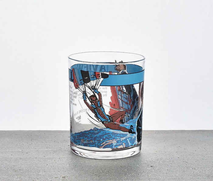 Vintage James Bond 007 A View To A Kill Tumbler Drinking glass - Lollygag