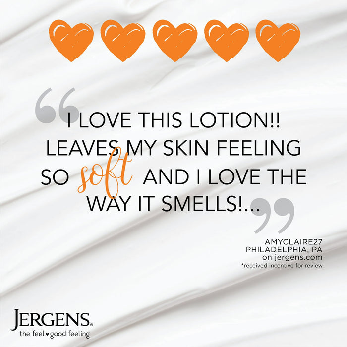 Jergens with  Nourishing Honey Moisturizer Lotion for Dry Skin