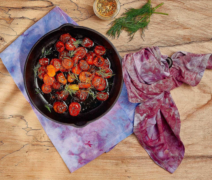 Kaleidoscope Tea Towels Warm Hues