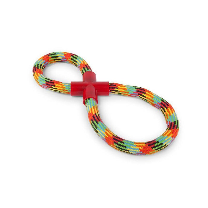 Kazoo Braided Rope Figure 8 Dog Toy-Habitat Pet Supplies