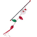 Kazoo Christmas Santa Wand Cat Teaser Toy ***-Habitat Pet Supplies