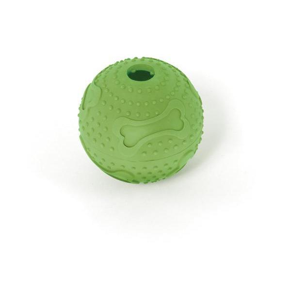 Kazoo Rubber Treat Ball Medium Dog Toy-Habitat Pet Supplies