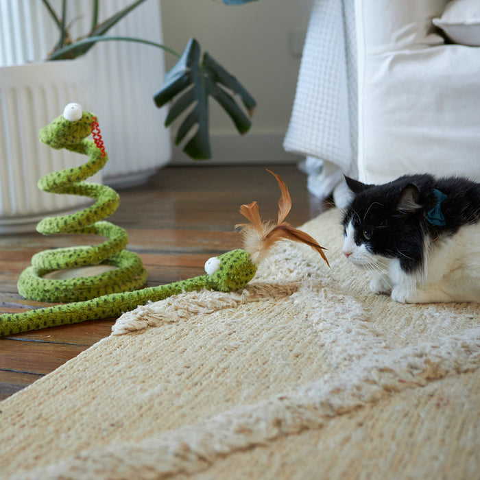 Kazoo Spotty Snake Play and Chase Wand Cat Toy