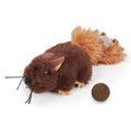 Kazoo Squishy Squirrel Cat Toy-Habitat Pet Supplies