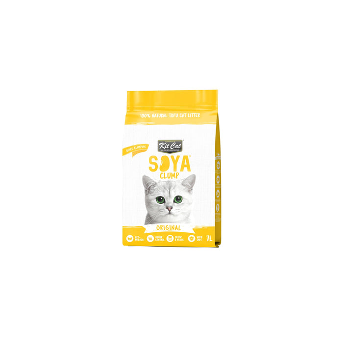 Kit Cat Soya Clump Original Cat Litter 7L-Habitat Pet Supplies