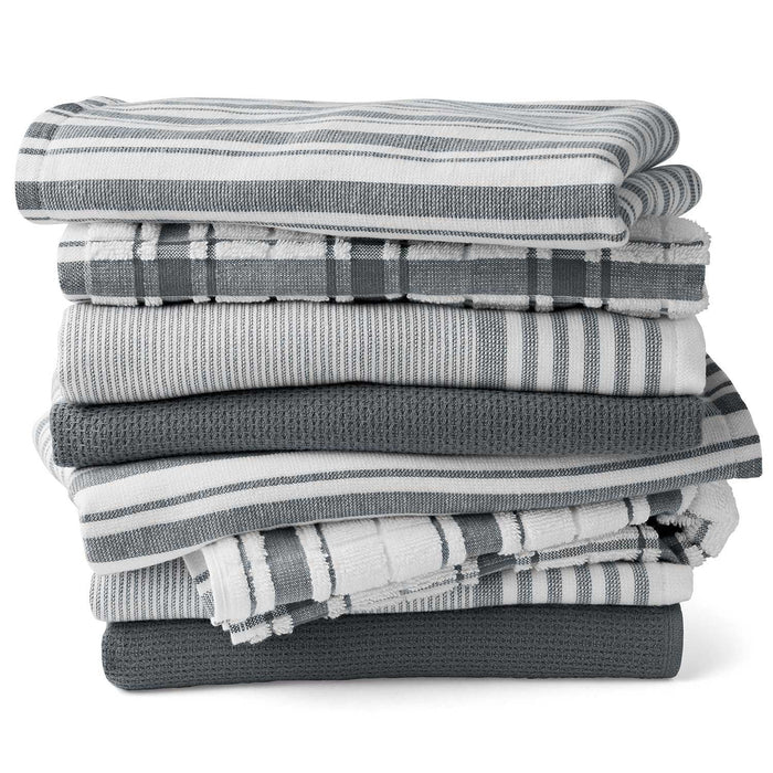 Kitchen Towels In Kenya - Member's Mark 8pck (Grey Flannel)