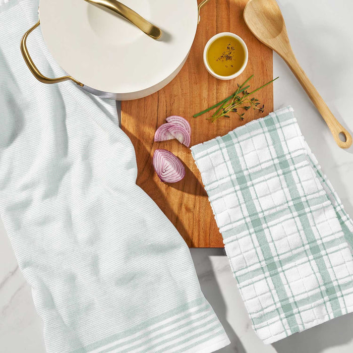 Kitchen Towels In Kenya - Member's Mark 8pck (Soft Sea)