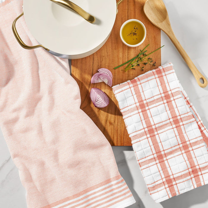 Kitchen Towels In Kenya - Member's Mark 8pck (Warm Peach)