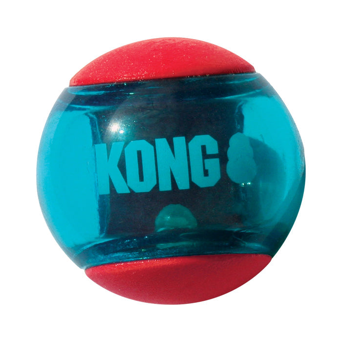 KONG Squeezz Action Red Medium Dog Toy-Habitat Pet Supplies