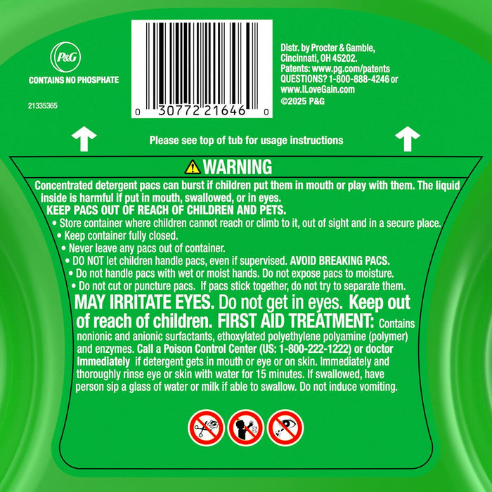 Laundry Detergent Pacs in Kenya - Gain Flings Tango Twist, 108 ct