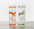Vintage LIBBEY Carny Highball Glasses: Set of 2- 1950's/Vintage - lollygag
