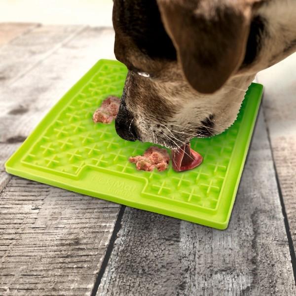 LickiMat Buddy Slow Feeder Mat for Dogs Orange