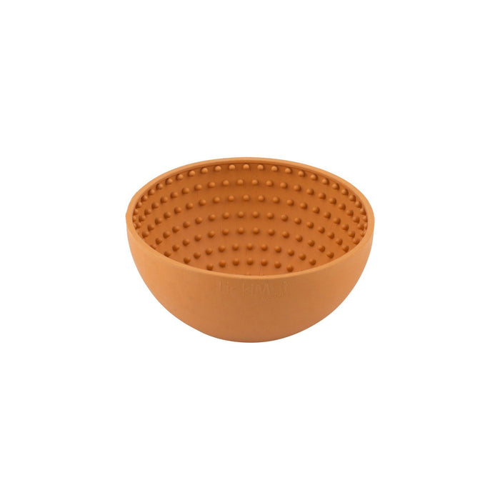 LickiMat Wobble Slow Feeder Dog Bowl Orange-Habitat Pet Supplies