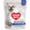 Love Em Air Dried Beef Liver Dog Treats 90g-Habitat Pet Supplies