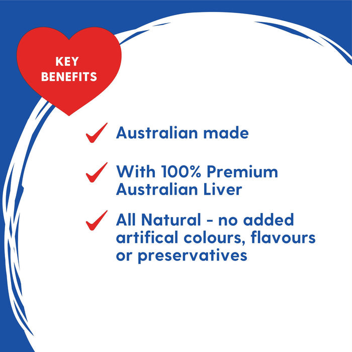 Love Em Liver Puppy Rewards Dog Treats 200g