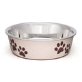 Loving Pets Bella Dog Bowl Paparazzi Medium-Habitat Pet Supplies