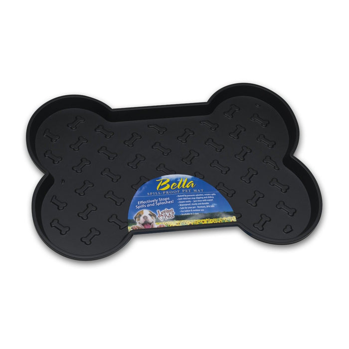 Loving Pets Bella Spill-Proof Dog Placemat Medium-Habitat Pet Supplies