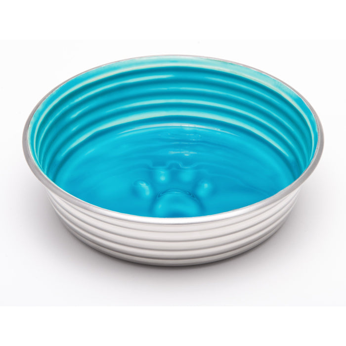 Loving Pets Le Bol Dog Bowl Seine Blue Medium-Habitat Pet Supplies