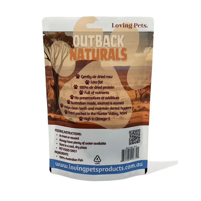 Loving Pets Outback Naturals Fish Jerky Dog Treats 80g
