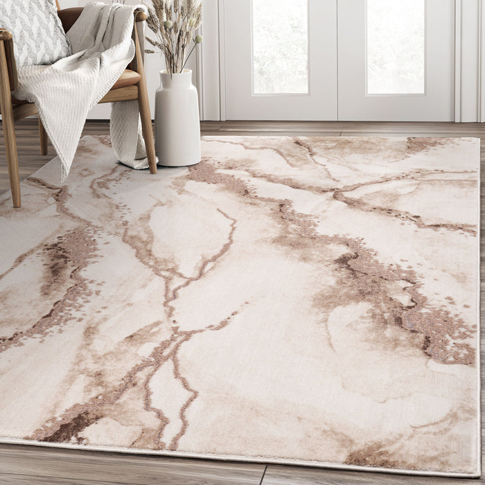 Luna Marble Beige Rug