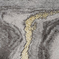Luna Metallic Liquid Grey Rug