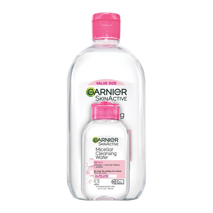 Makeup Remover Pack -Garnier Micellar Water Hydrating Facial Cleanser (2pack)