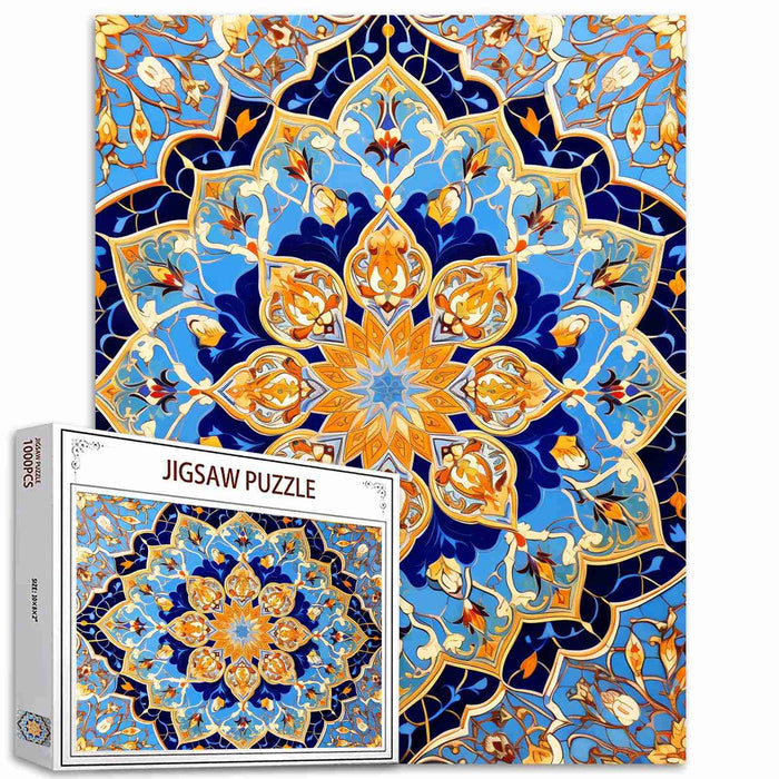 Mandala Floral Art Jigsaw Puzzles - Tucocoo